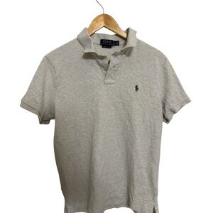 Ralph Lauren Gray Polo Shirt Classic Style
